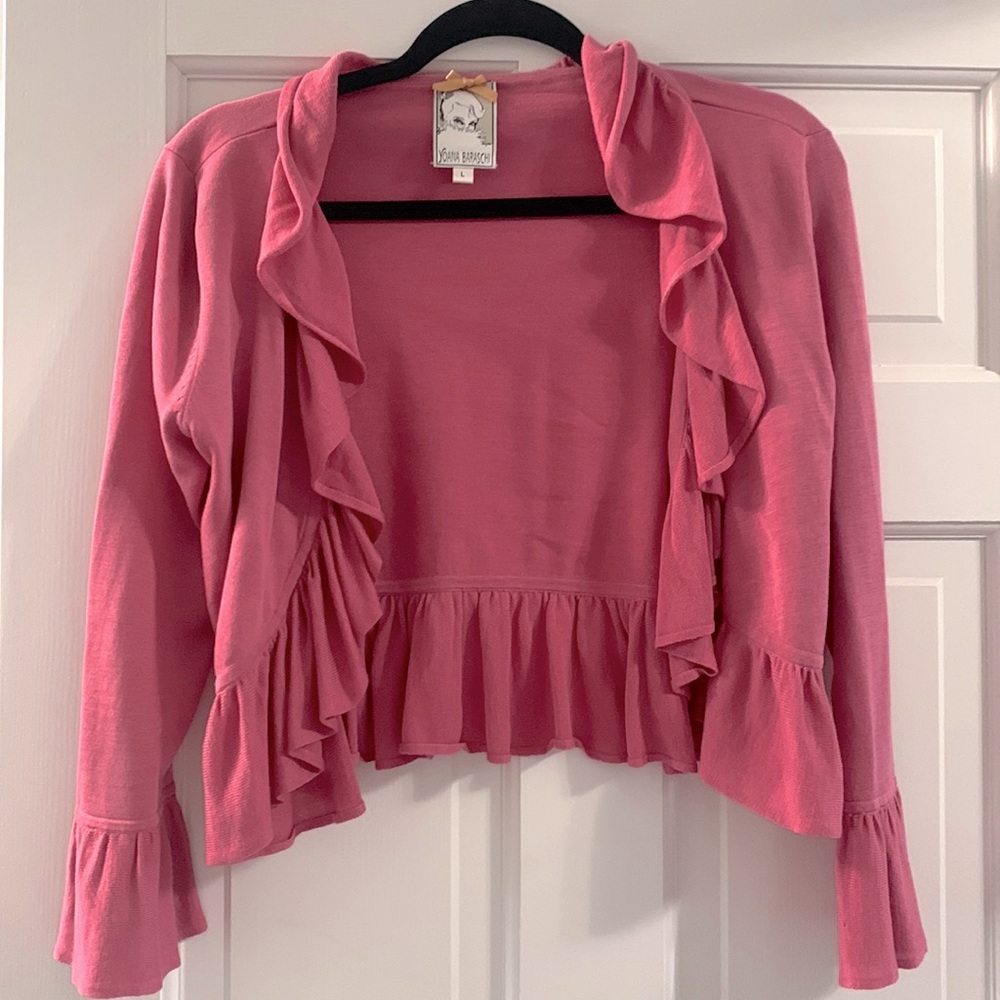 Yoana Baraschi 3/4 sleeve cardigan/sweater. Size large